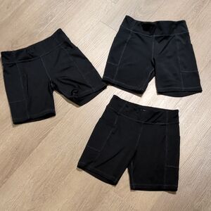 Primary Kids Black Shorts Set